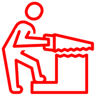 Icon Person sägt